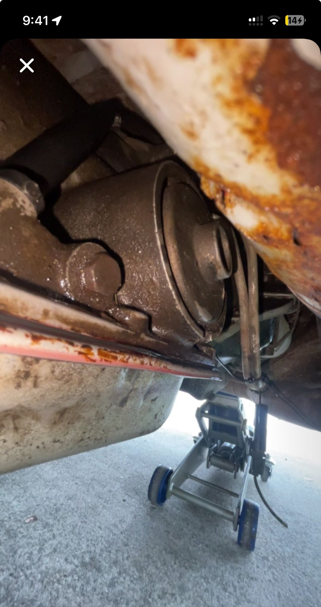 pass side pan bolts again (getting a look of gasket)