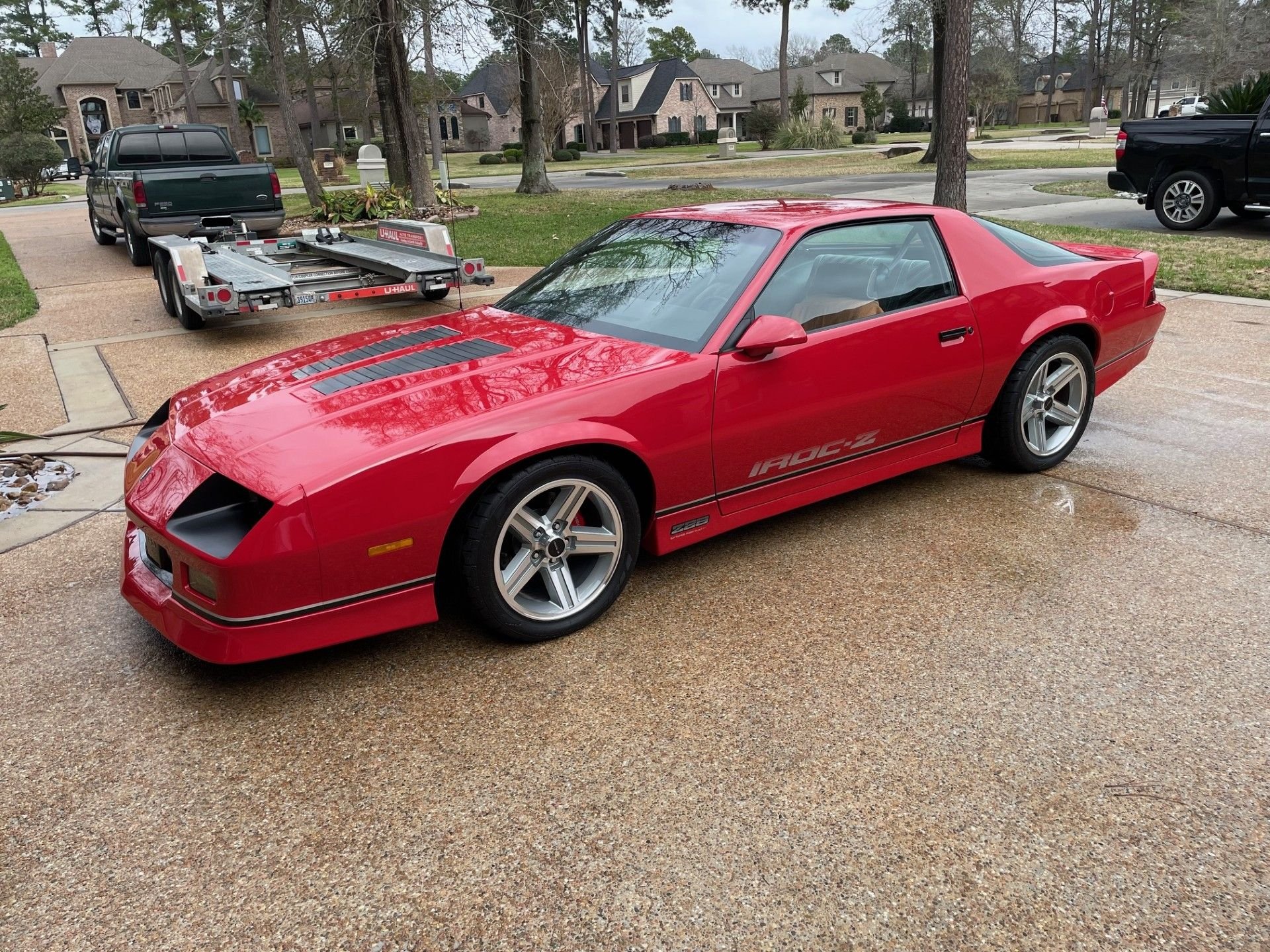 The next morning, I washed all the rain grime from the tow off of the car.