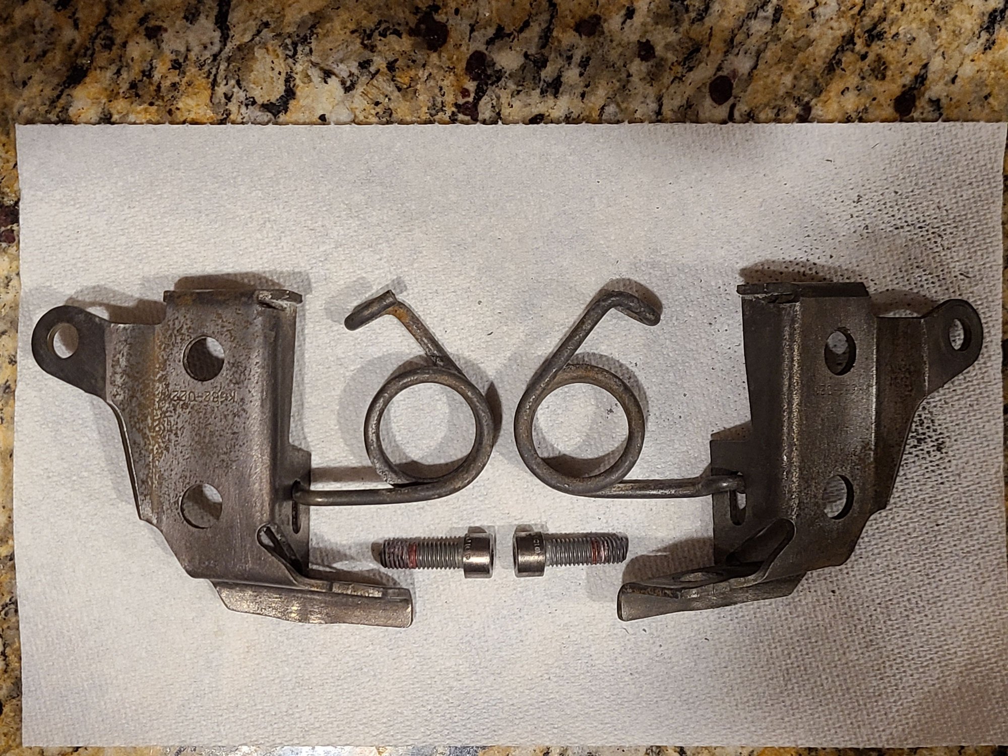 Missing Parking Brake Bracket from New Rear Calipers Third Generation