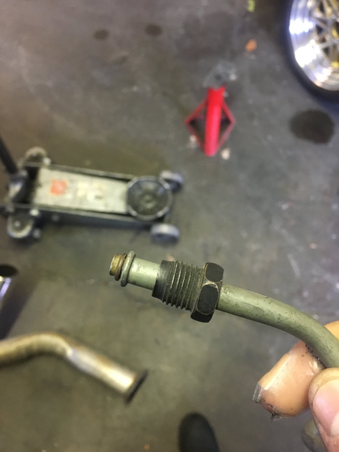 evo x oil return line o ring