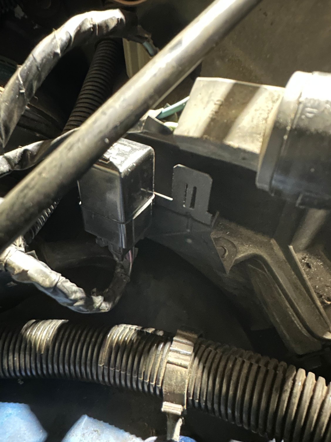 At the blower relay I have 12volts coming into relay on the red  wire terminal. 