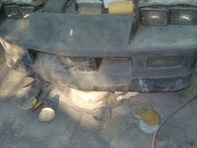 All of the mess in the floor is just from todays sanding so you can see how much paint was on it.