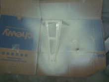 Hood latch support and safety catch.