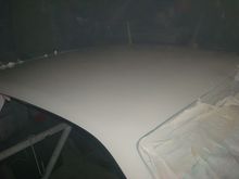 Passenger side after sealing it back in with the led shop lights off.