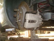 Installed new copper washers at the hose to caliper.