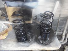 First coat of black on the BMR's, it will dull once dried.