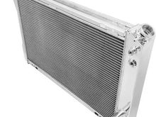 Champion 3-core aluminum radiator from JEGs
