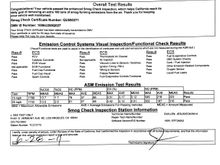 Smog Check Vehicle Inspection Report