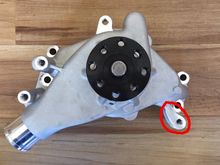 The part circle in red had to be removed