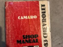 83 Camaro shop manual $80 shipped 