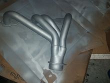 Painted Headers. . .not as nice a finish as I wanted but it will do.