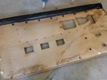 checking for damage/missing clips door card