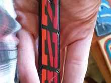 Here's the dash emblem out of my brothers wrecked car. Its the exact one thats in my car. Figured it'd show the colors better than taking a pic inside my car