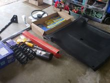 All the parts laid out for the front. Can't wait! I ordered just the headliner board since I already had the fabric.