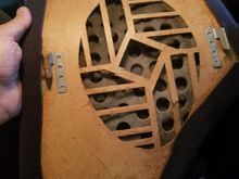 The sail covers on my 85.  Can't believe the condition!