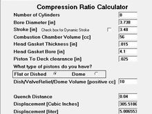 Static Compression Ratio