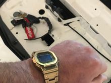 First step, remove full metal G-Shock.