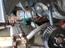 Everything needed to drop to get the tank out without a lift. 