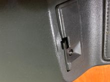 Crack protrudes when light snapped into place