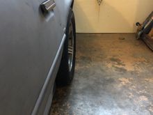 View of drive side from front of cae