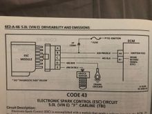 These photos are from a 1991 Camaro factory service manual. Looks like VIN E (TBI 5.0) has a dark blue wire for the Knock sensor. 