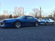 The IROC sitting with the 88 back when we were in high school. 