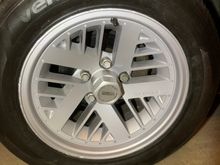 When I bought the car in July, the rims looked awful... took about 3 hours per rim, stripped rim, sanded, repainted and clear coated