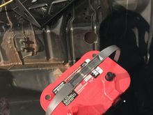 BMR battery tray and Optima Red Top.