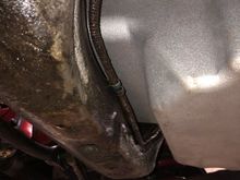 Pan to crossmember clearance 