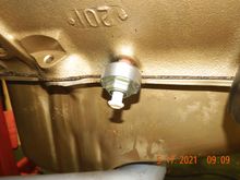 New knock sensor in it's happy place.  Don't knock it if you haven't tried it!