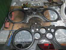 Swapping the gauge surround for a nicer one.