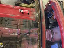 Had to remove the t-top channel to fab a new one