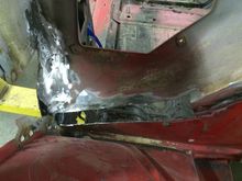 Still have to fab the rotten piece I cut out, then put it all back together.