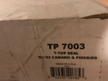 new t-top seal