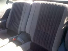 Spotless Split Folding Rear Seats