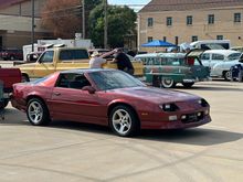 Heart of Oklahoma car show from 3 Aug. Approx 60 vehicles, great turnout for a local show. One other thirdgen in attendance (91/92 RS). 