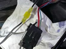 Black wire cut from connector- No more issue with black wire getting hot