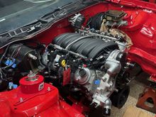Here it is in the engine bay soon after my wife and I got it in.