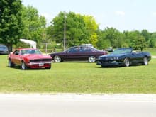 My Personal Car Show - 2007.  1987 IROC-Z Convertable (1 of 744), 1967 RS (#'s Matching), and my wifes 1996 Impala SS (her college graduation gift from me).