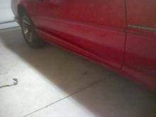 Replaced the passenger door ground effect today. Looks great now!