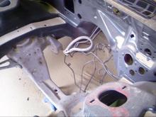 Firewall &amp; Kmember when I was sandblasting and painting