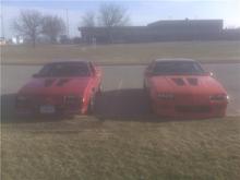 me and my friend seans camaros after school one day. basically these things are our life