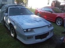 1990 Chevy Camaro RS needs work
Hood needs adjusted and needs new hood shocks
front bumper needs replaced along with the inner grill needs stretched back out cause of a small front end collision
last of all needs a paint job