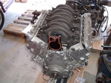 This is the rebuilt engine that will go in the car