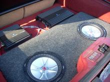 Rear, subs and amps