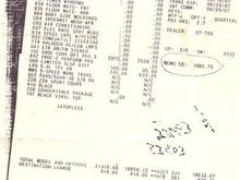 1987 IROC Z Convertible Dealer Papers 001 small