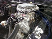 This carb and air cleaner goes good with the Edelbrock Intake
