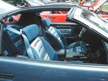 1984 Blue Camaro interior