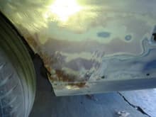 This is the worst rust spot on the car...