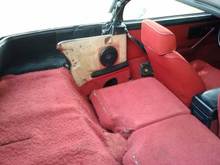 Faded speaker panel